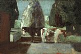 Pedro Figari Jardin Bajo La Luna O Quietud En La Quinta