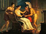 Pelagius Palagi Ariadne Giving Some Thread To Theseus To Leave Labyrinth