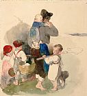 Peter Fendi  Children on Their Way to Work in The Fields, 1840