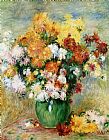 Pierre Auguste Renoir Bouquet of Chrysanthemums