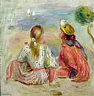 Pierre Auguste Renoir Young Girls on the Beach