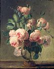 Pierre Joseph Redoute Vase of Flowers