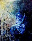 Pol Ledent Sitting Young Girl