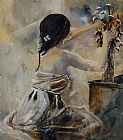 Pol Ledent Arranging Flowers