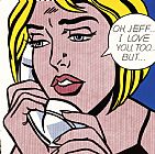 Roy Lichtenstein Oh Jeff I Love You Too But 1964