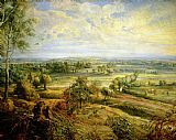 Rubens An Autumn Landscape with a view of Het Steen in the Early Morning
