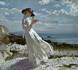 Sir William Orpen Grace reading at Howth Bay