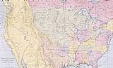 Thomas L McKenney and James Hall Map showing the localities of the Indian tribes of the US in 1833