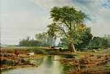 Thomas Moran Cattle Watering
