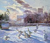 Timothy Easton Winter Geese in Church Meadow