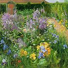 Timothy Easton Sweet Rocket - Foxgloves and Irises