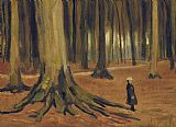 Vincent van Gogh A Girl in a Wood