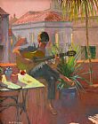William Ireland Evening Rooftop