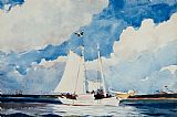 Winslow Homer Fishing Schooner in Nassau