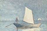 Winslow Homer Sailing a Dory